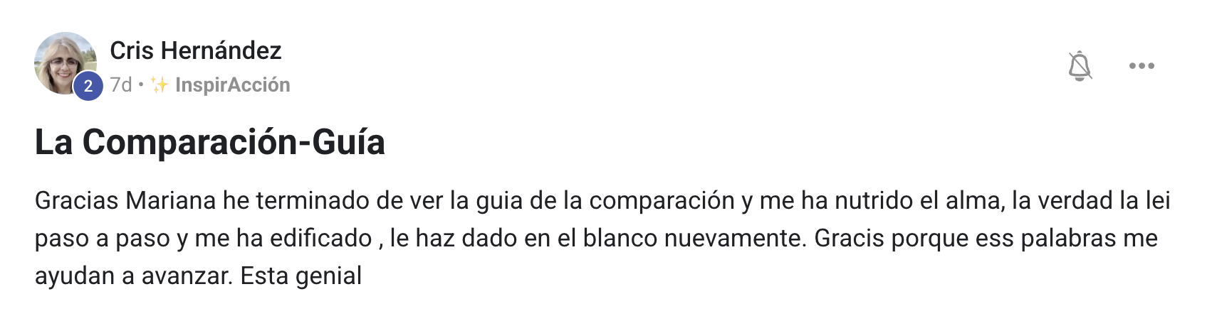 Testimonio Cris Hernández