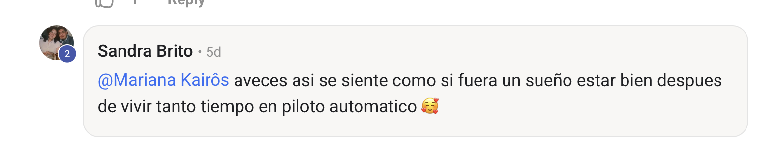 Testimonio Sandra Brito